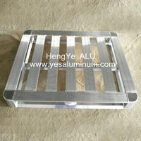 Round Conner aluminium Pallet
